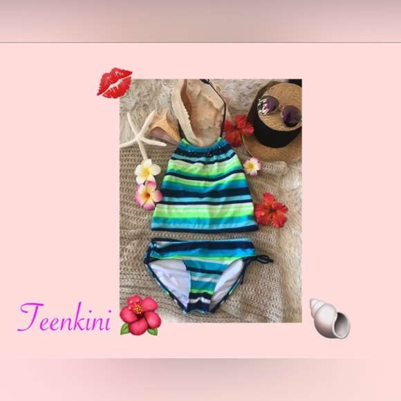 Beautiful 2 piece Teenkini Kids/Teens - Picture 1 of 12